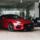 Jaguar F Type in auto showroom