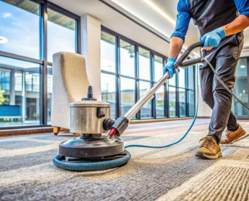 professional carpet cleaning service being performed in Kitchener Waterloo