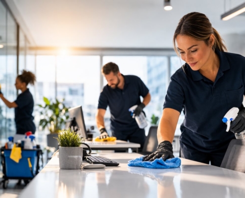 Local commercial cleaning team providing office cleaning services in Kitchener Waterloo